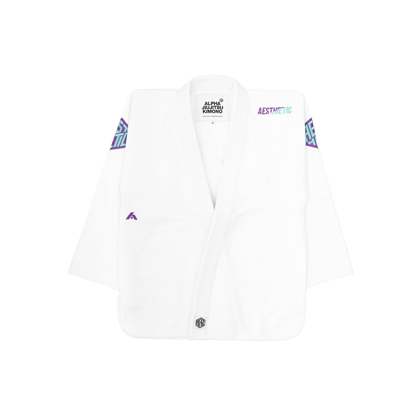 THE ALPHA+ 柔術衣 (WHITE/EMERALD)
