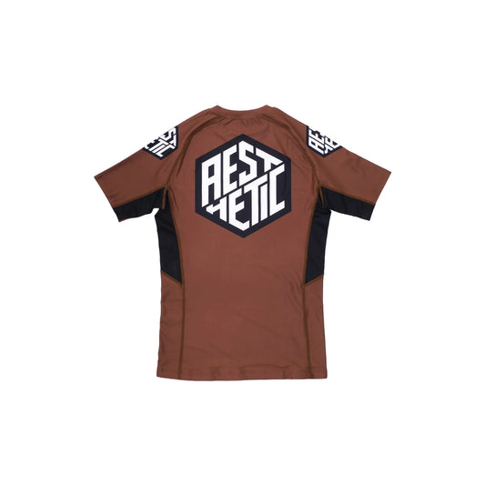 RANKED ラッシュガード 2024/25 - BROWN 半袖