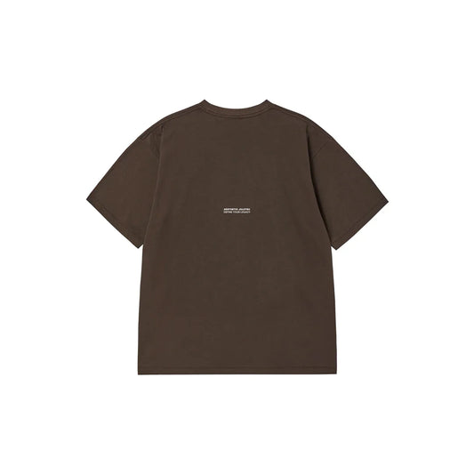'CORE' OVERSIZED Tシャツ CHOCOLATE