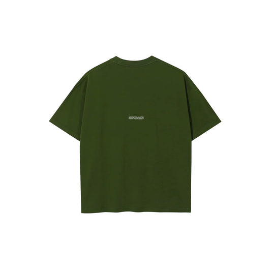 'CORE' OVERSIZED Tシャツ UNIFORM GREEN