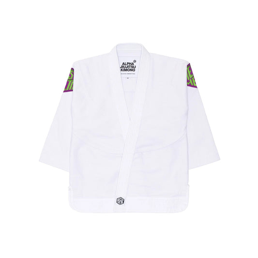THE ALPHA キッズ 柔術衣 (WHITE/PURPLE)