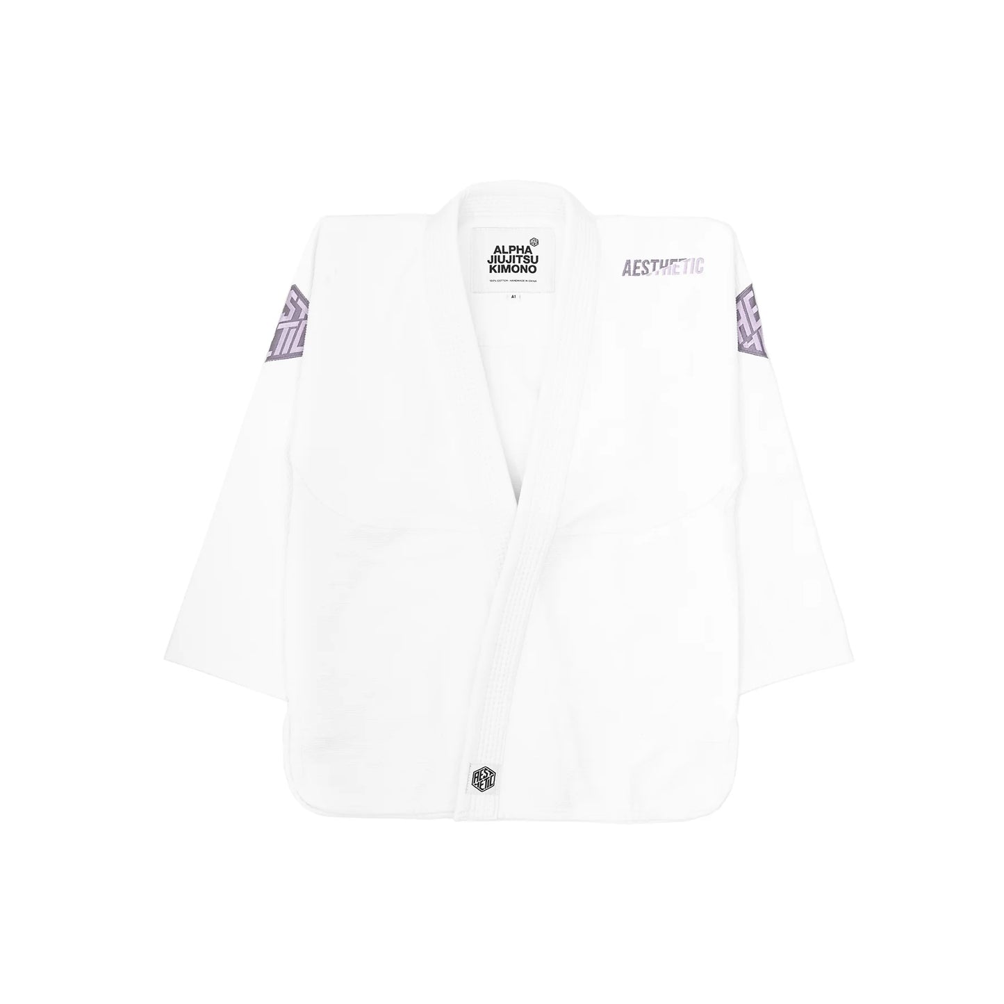 THE ALPHA+ 柔術衣 (WHITE/LILAC)