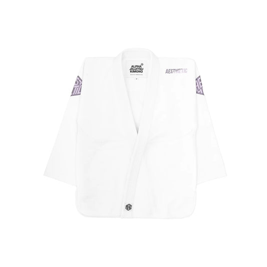 THE ALPHA+ 柔術衣 (WHITE/LILAC)