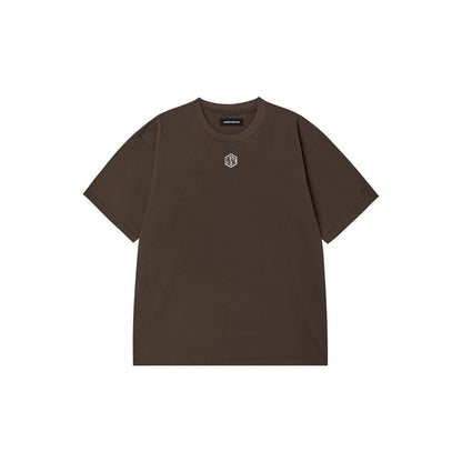 'CORE' OVERSIZED Tシャツ CHOCOLATE