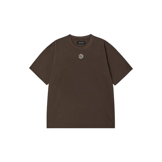 'CORE' OVERSIZED Tシャツ CHOCOLATE