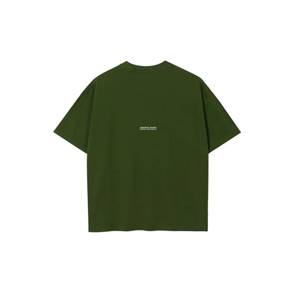 'CORE' OVERSIZED Tシャツ UNIFORM GREEN