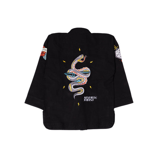 'OLD SCHOOL' 柔術衣 (BLACK)