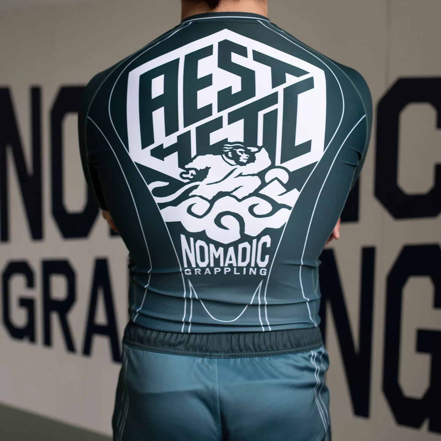 'Petrol Blue' ADCC 2026 JOZEF CHEN ラッシュガード - 半袖