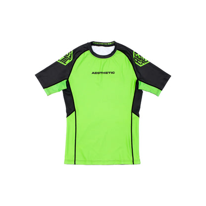 FLURO GREEN ラッシュガード 半袖