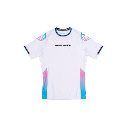 'MIAMI' ラッシュガード (WHITE) 半袖