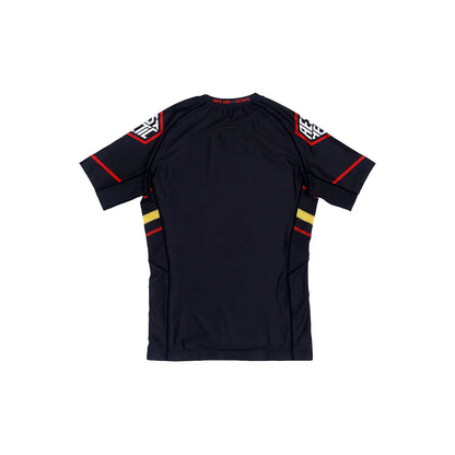 'MOTO' OWEN JONES ラッシュガード - 半袖 (BLACK)