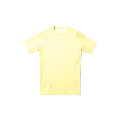 PASTEL YELLOW ラッシュガード 半袖