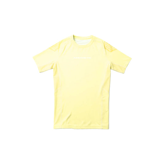 PASTEL YELLOW ラッシュガード 半袖