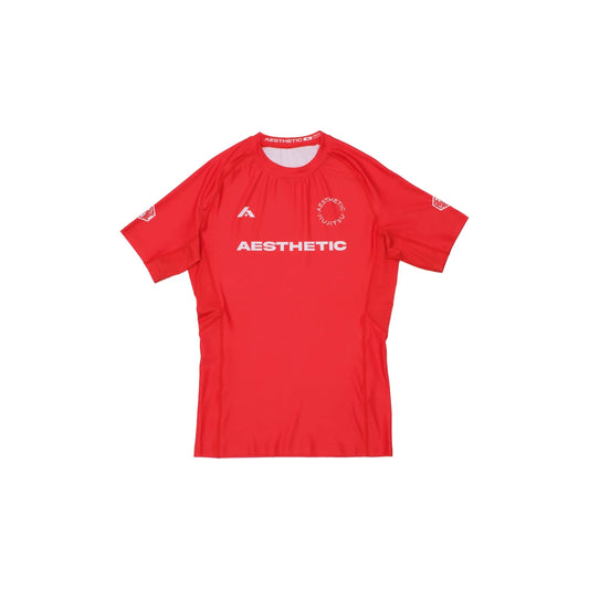 UNIFORM ラッシュガード 半袖 (RED)