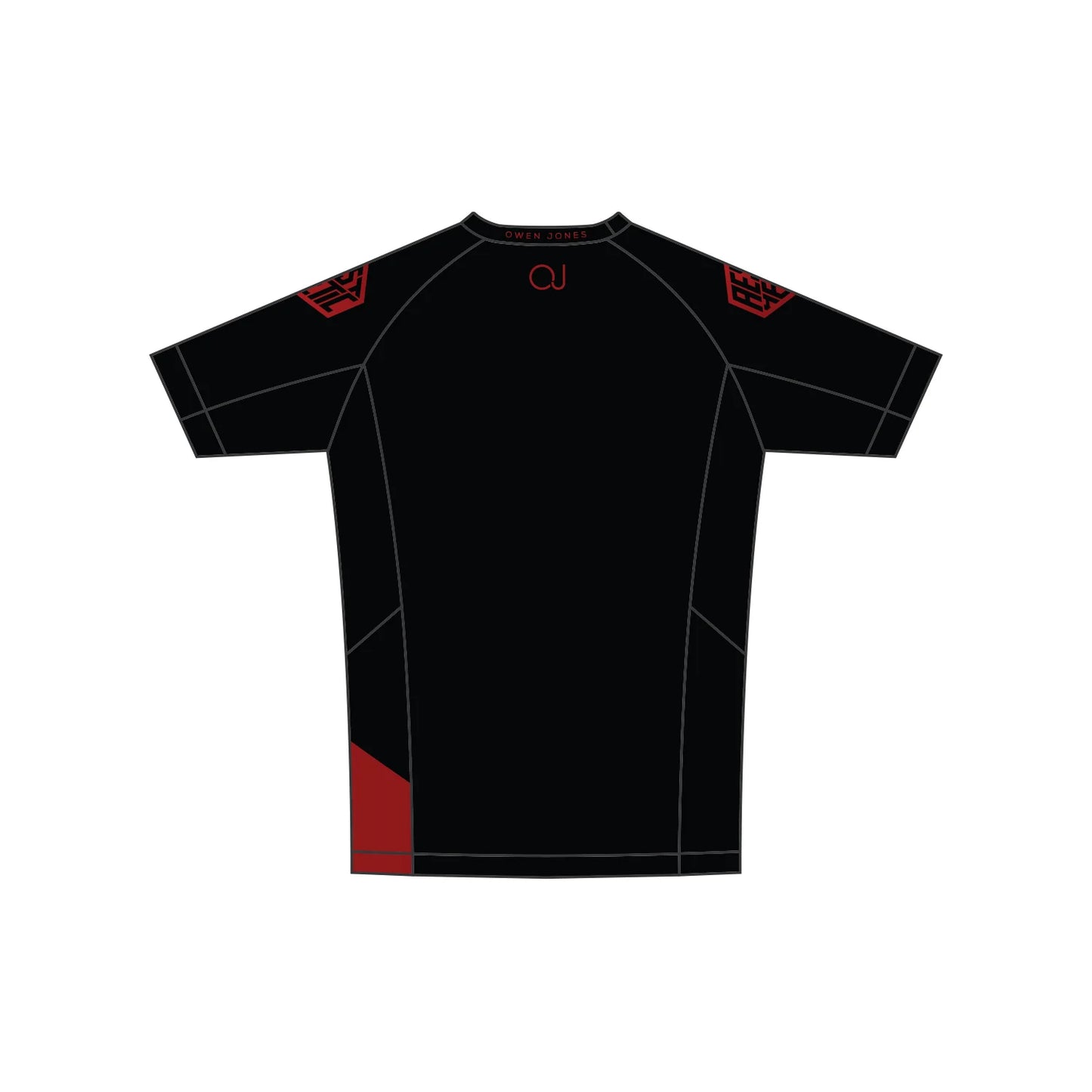 プレオーダー: 'UNION' OWEN JONES ラッシュガード - 半袖 (BLACK)