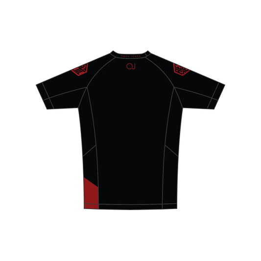 プレオーダー: 'UNION' OWEN JONES ラッシュガード - 半袖 (BLACK)