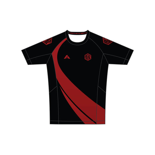 プレオーダー: 'UNION' OWEN JONES ラッシュガード - 半袖 (BLACK)